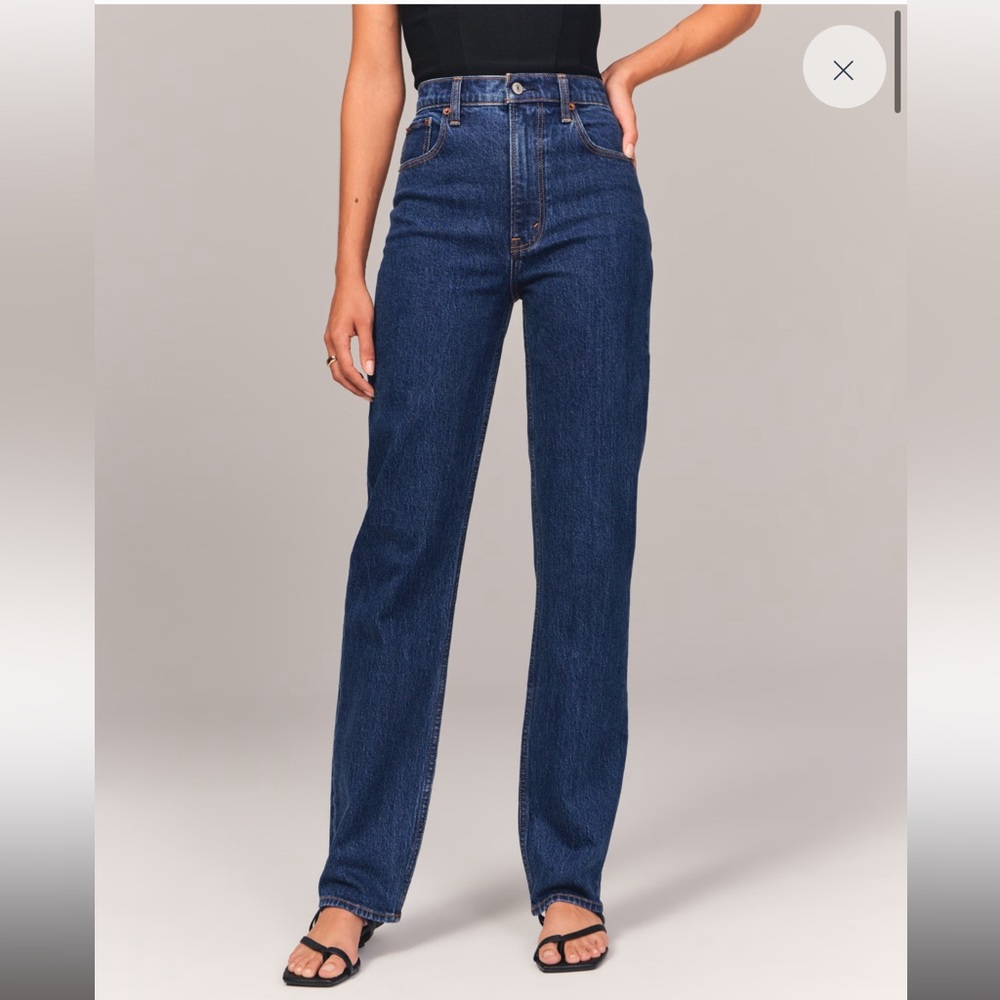 Ultra High Rise 90s Straight Jean 6 Short